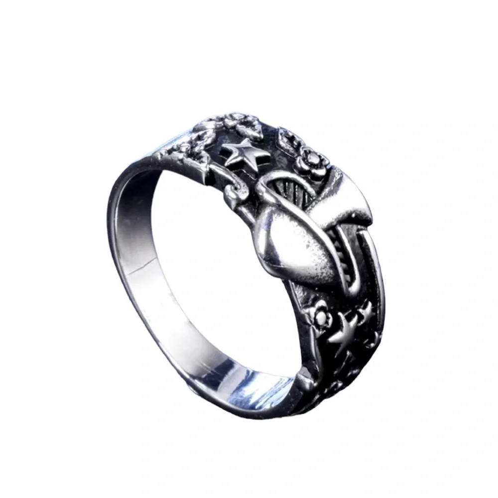 Sterling Silver Mushroom Design Ring